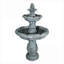 Fontaine élégante pour jardin H 48 "Fountains | Gris ardoise | Béton / ciment