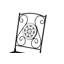 Chaise d'appoint de patio Cerasela