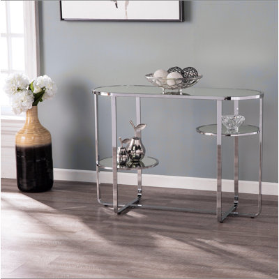 Console à miroir Maxina avec rangement