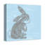 « baby lapin », art sur toile
