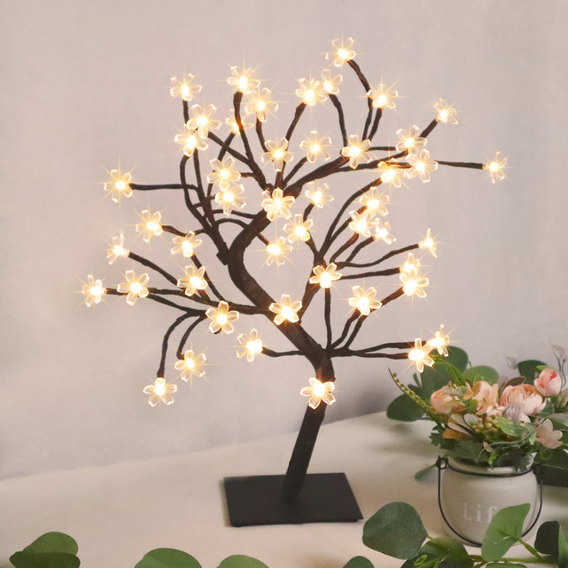 Lampe de table 48LED Cherry Blossom, Blanc chaud