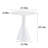 White Coffee Table, Simple Modern Negotiation Table, Balcony Dining Table
