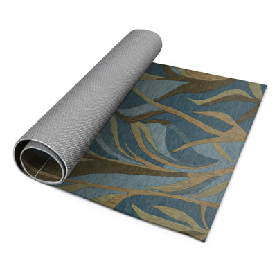 Tapis intérieur et extérieur gris Nature