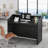 2 Person Rectangle Manufactured Wood Reception Desk-891409951