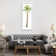 Washed Palm I by Carol Robinson - Floater Frame Panoramic Painting on Canvas