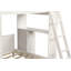 Lit simple au-dessus de simple avec tiroirs et tablettes-284112828