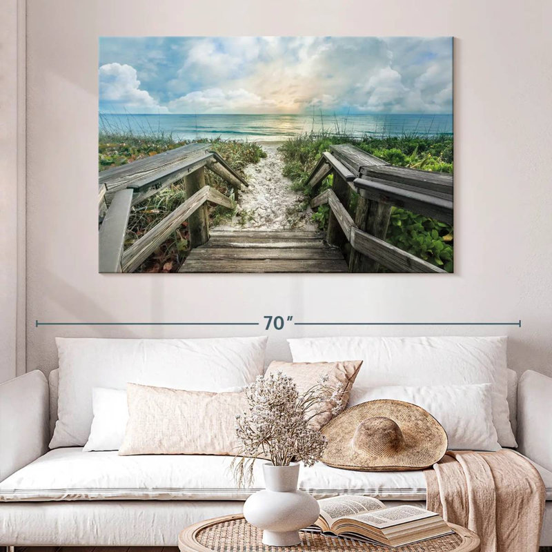 Gillard Welcome To The Beach Bridge, H 34 po x l 51 po