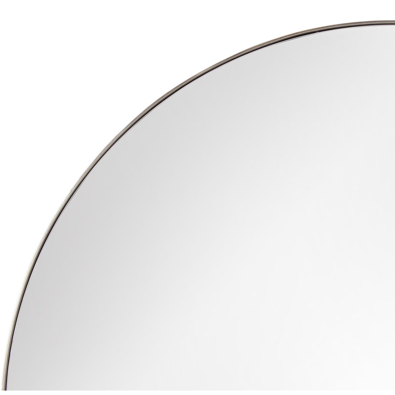 Miroir d'appoint Nieves, Argent, 60 po x 60 po