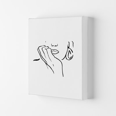 Face Hands Sketch 1 by Planeta444 - Print