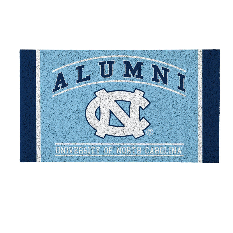 Tapis en PVC de l'Université de la Caroline du Nord, 28 po x 16 po