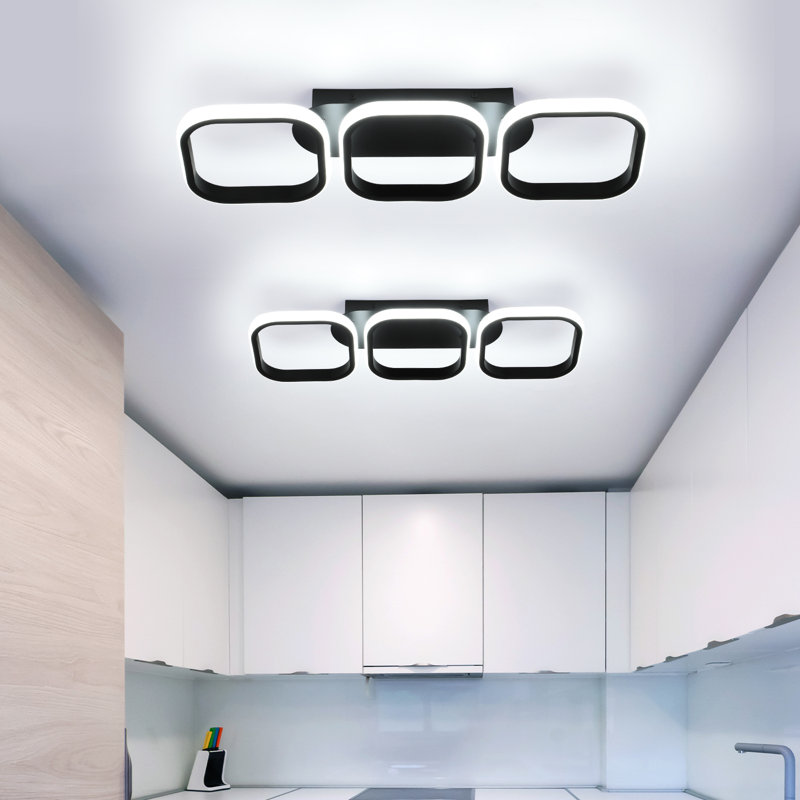 3-color ceiling lamp, dimmable LED ceiling light, living room, hallway, kitchen, entrance