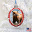 Ornement en forme de fêtes ours Grizzly