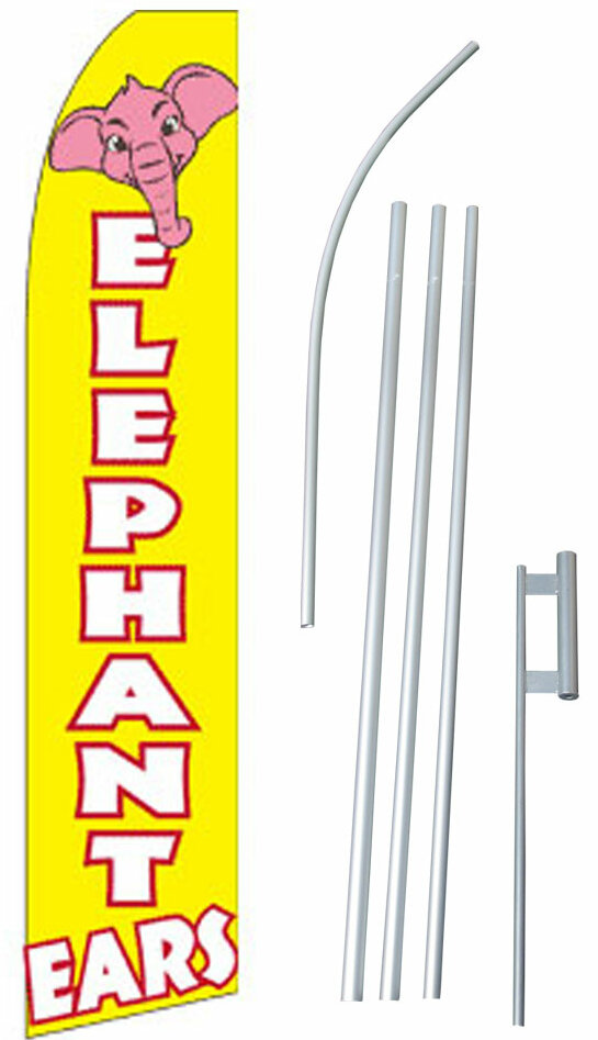 NeoPlex Elephant Ears Polyester 180 x 30 in. Flag Set | Wayfair