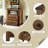 Farmhouse Charging Nightstand With 2 Drawers & USB Ports - Effortless Power And Storage-1731921346-1731115540