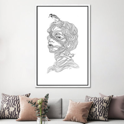 Rapunzel by Jenny Rome - Print on Canvas