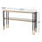 Springtown 53.5'' Glass Top Console Table
