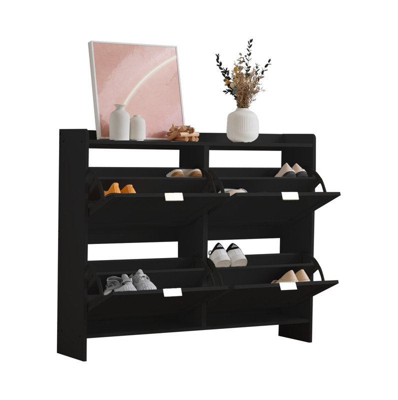 16 Pair Flip Down Shoe Storage