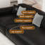 Chaise longue en similicuir Simple Living Room-108308191-108308189