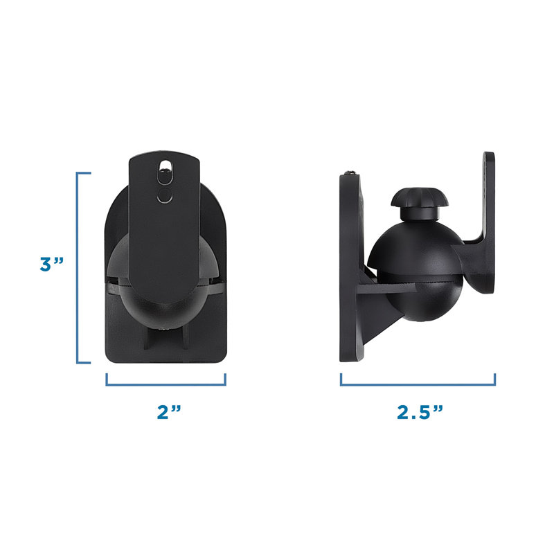 Supports muraux à mouvement complet pour haut-parleurs de plafond Mount-It