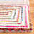 Nantucket Hand Tufted Wool/Cotton Geometric Rug in Brown/Pink/Blue-642355642