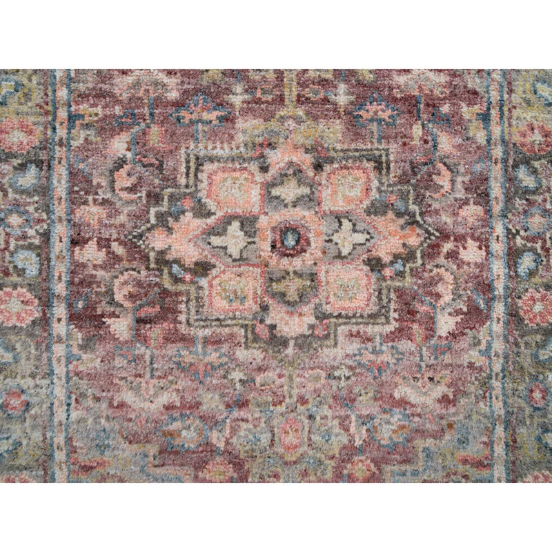 Tapis rouge Cordovan, Tapis de couloir 2 pi 8 po x 21 pi 10 po