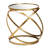 Krystallynn Glass Top End Table