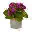 Arrangement floral artificiel en pot kalanchoe