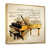 Toile avec cadre flottant or