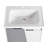 23.80'' Wall Mounted Single Bathroom Vanity with Ceramic Top