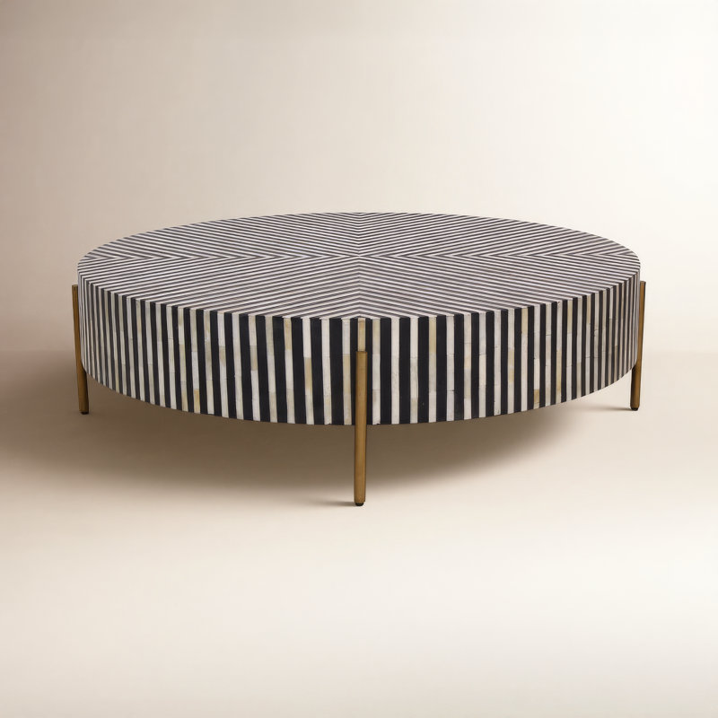 Table basse Bron, H 12 po x L 42 po x l 42 po
