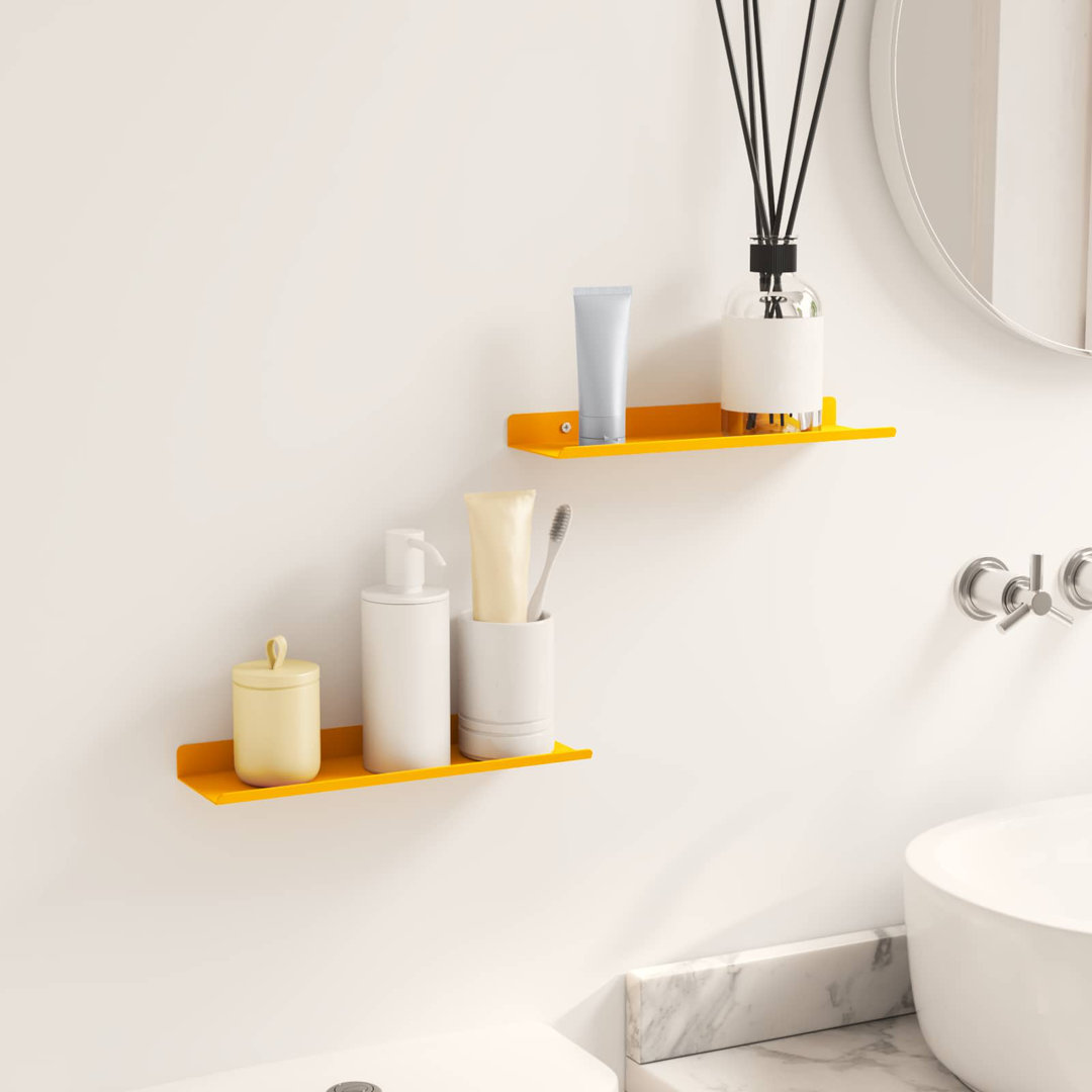 Floating Shelf Wall-Mounted Steel Home Storage Shelving Modern Shelves