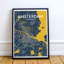 Amsterdam City Map - No Frame Print-2076602319