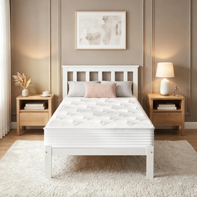 30cm Medium Gel Memory Foam Pocket Sprung 3000 Mattress, Single (3')