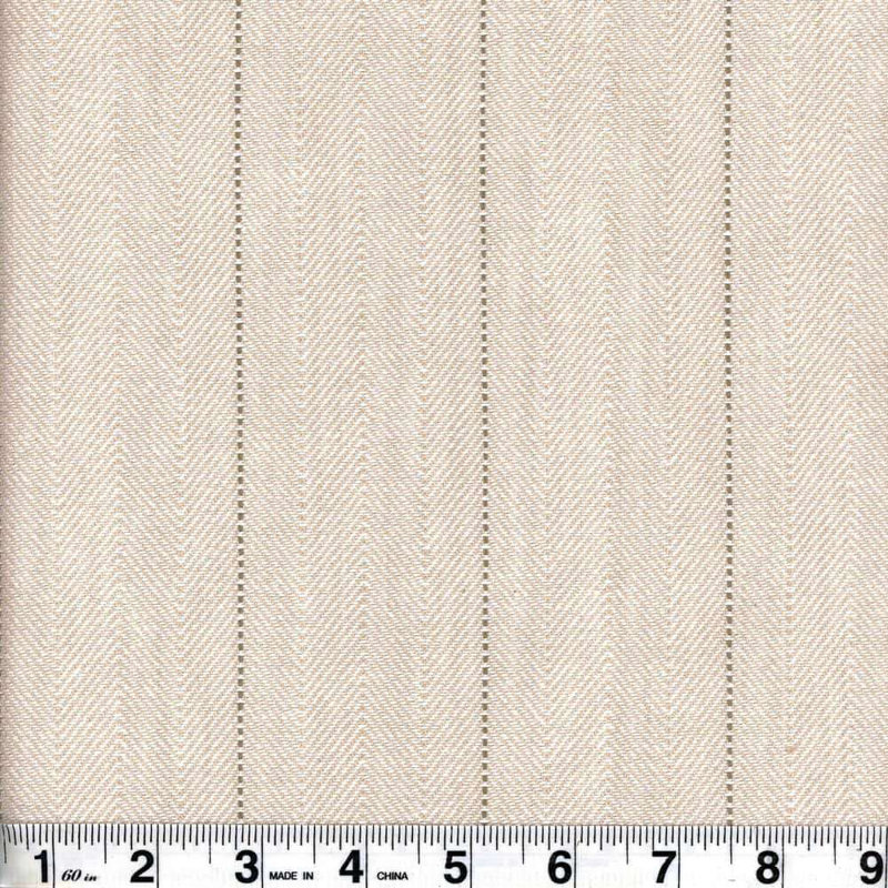 Tissu 100% coton à rayures Copley Performance, Lin