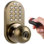 Bouton de porte électronique avec télécommande