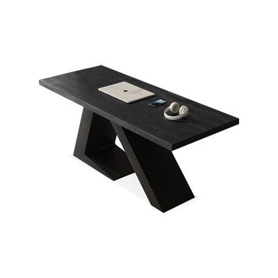 Rectangular Solid Wood+Iron desks