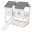 House Bunk Bed With Slide And Windows