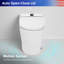 Toilette allongée bidet intelligente 0,8 GPF avec réglages du pulvérisateur, désodorisation, fermeture en douceur-100403367