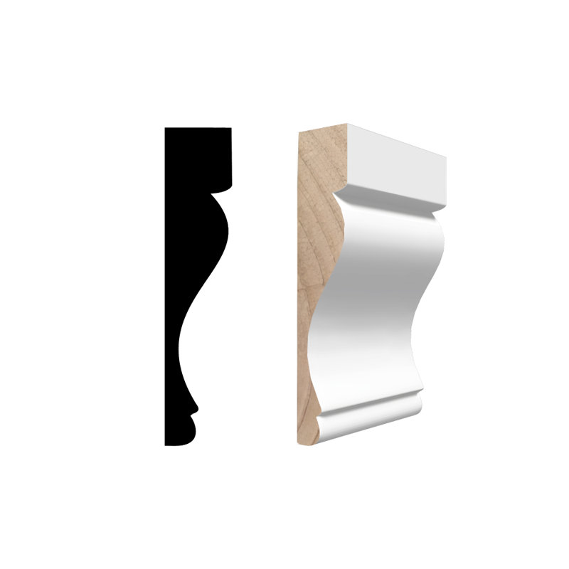 RMC 326, caisson en pin jointé au doigt de 13/16 po x l 3 1/2 po, 10 pièces au total, 3,5 po x 85 po x 0,8125 po