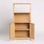 Bamboo Storage Cabinet, Freestanding Bathroom Cabinet with 2 Doors, Floor Cabinet Organizer-1381764246