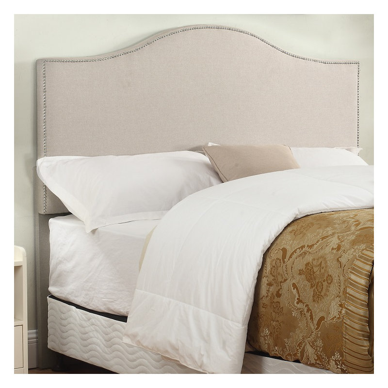 Mudge Upholstered Headboard, Beige