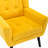 Tufted Upholstered Wide Back Armchair（Set of 2）-412486751
