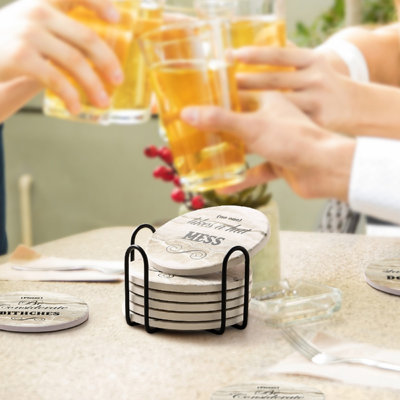 Ensemble de sous-verres de 8 pouces
