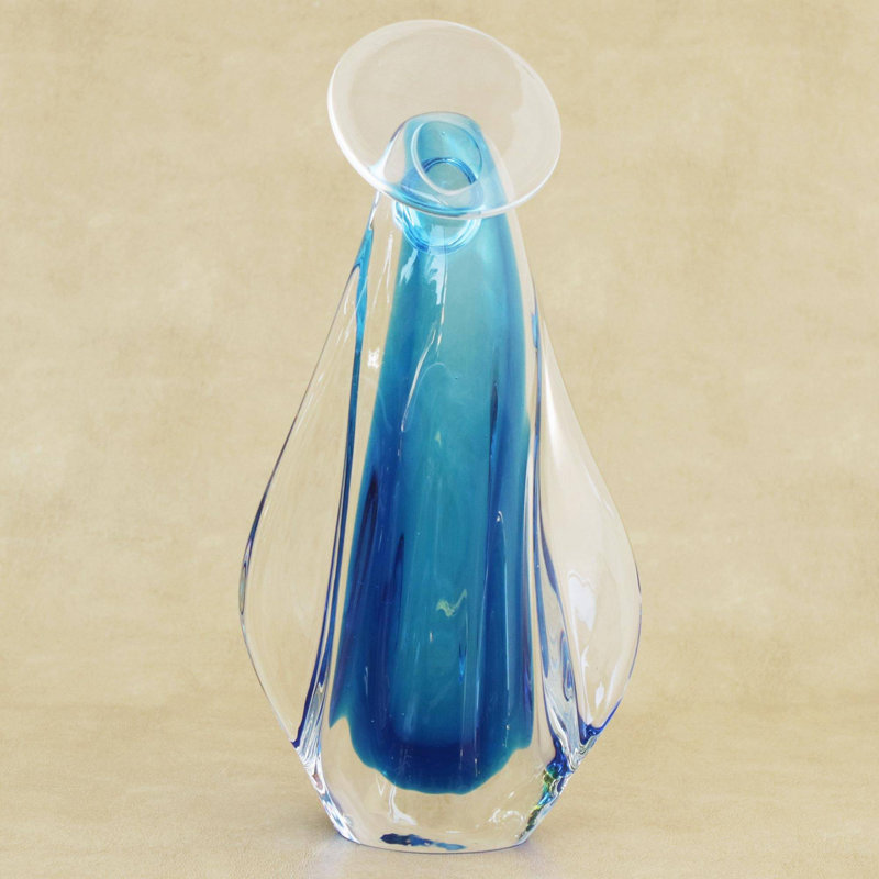 Sculpture bougon Kunal, Bleu