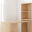 Bureau extensible 3-en-1 avec rangement, roulettes et plateau blanc pour petits espaces-136069849