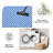1PC Blue and White Checkered Checkerboard area rugs for Living Room, Soft and Comfortable, Suitable for all seasons, easy-to-maintain, machine washable Indoor floor mat, Under Table Farmhouse suitable for kitchen, dining room, bedroom, entryway, home-1553723177