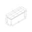 BANC OCEANIQUE GRIS CLAIR