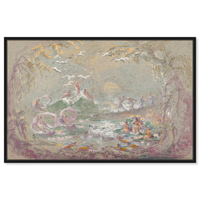 «Lake Scene with Fairies» par Art Remedy