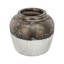 Vase rond en céramique brun Sienna-180022246