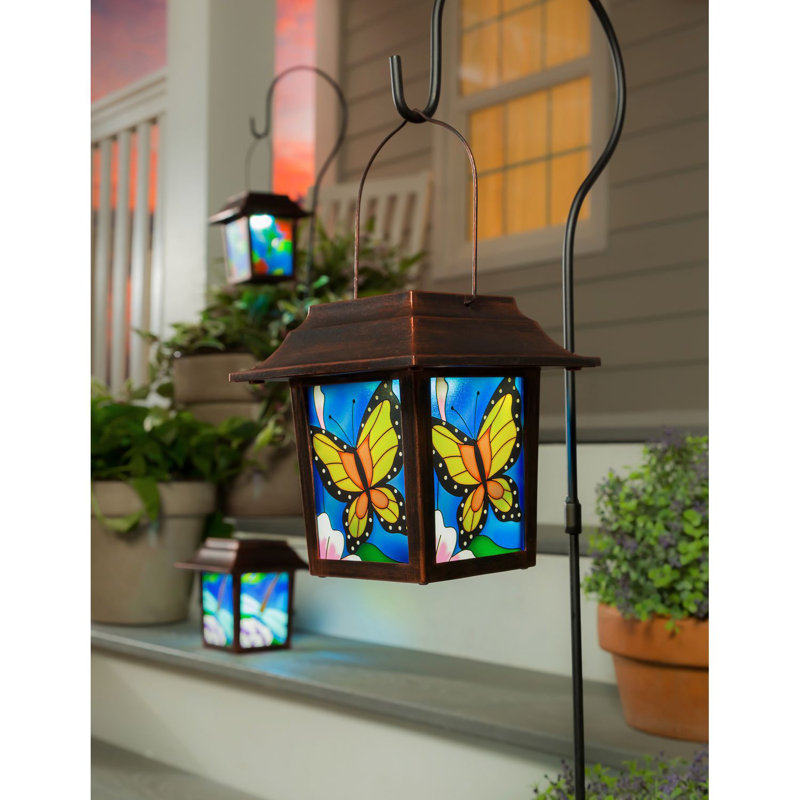 5.7'' Solar Powered Integrated LED Outdoor Lantern